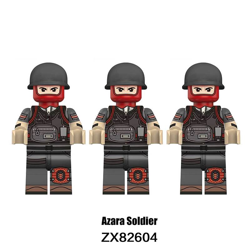 Military Game Delta Tactical Asara Infantry Minifigs Bricks Combat