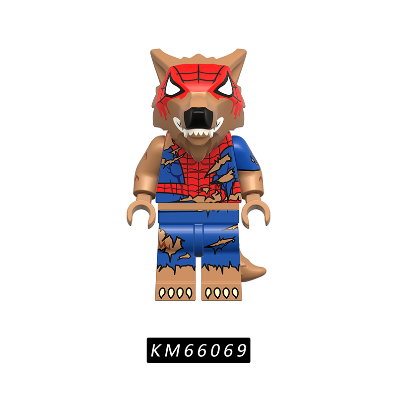 Marvel Spider-Verse Minifigs Superhero Building Blocks Miles Gwen Peter B Parker Punk Across Action Bricks Toy Collectible Gift Set KM66067-66077