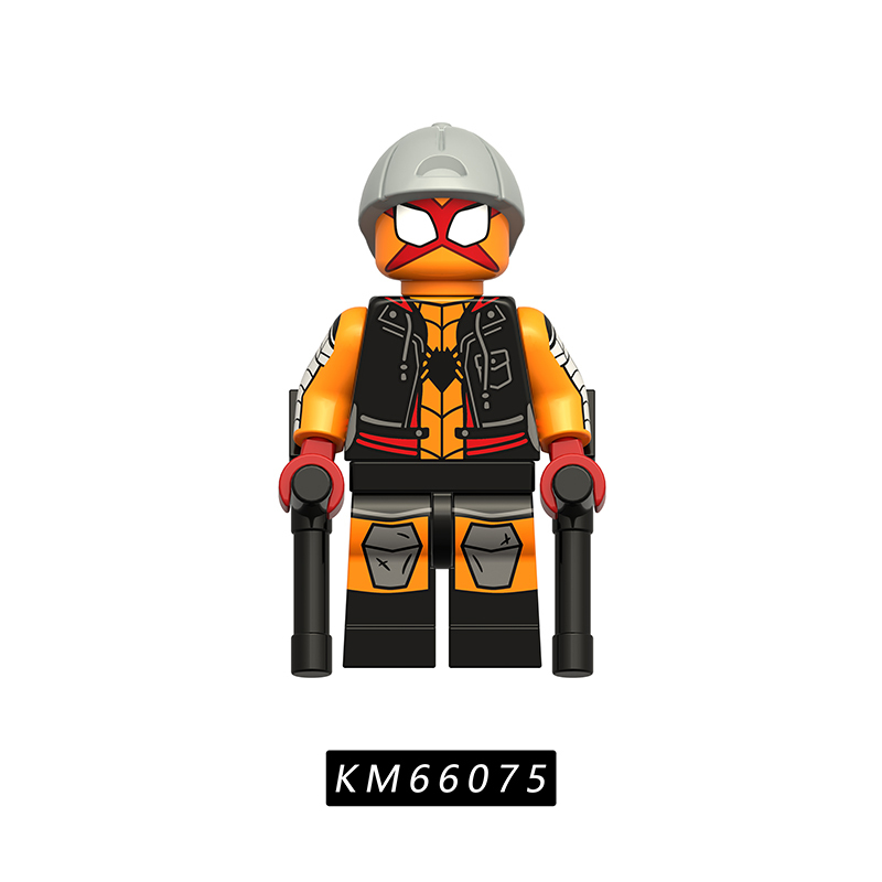 Marvel Spider-Verse Minifigs Superhero Building Blocks Miles Gwen Peter B Parker Punk Across Action Bricks Toy Collectible Gift Set KM66067-66077