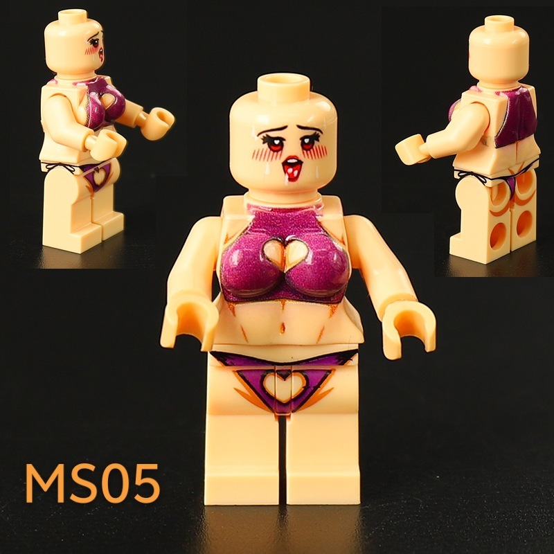 Chinese Style Blank Minifigs Body Set Custom DIY Building Blocks Base Figures Yunxu Xingwang Taotian Zhuotao Ziyuan Moyun Toy MS01-06