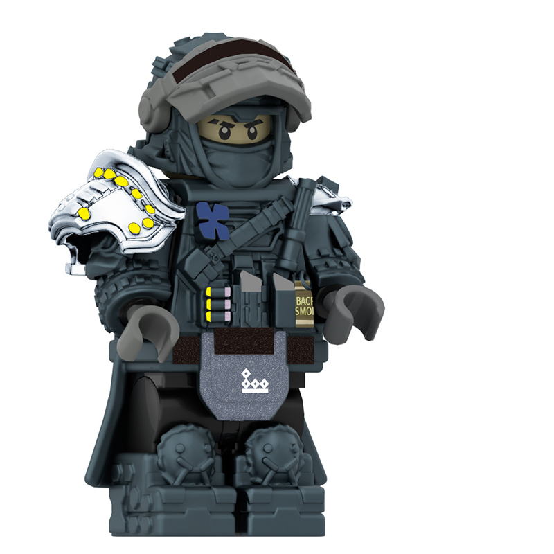 Delta Tactical Deep Blue Operator Minifigs SWAT Special Forces Military Building Blocks Children Toy Compatible Bricks 911-29