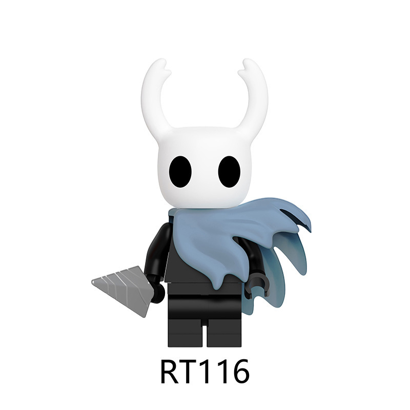 Game Hollow Knight Metroidvania Minifigs Building Blocks Metroid Castlevania Inspired Game Cartoon Toy Display Model RT8017
