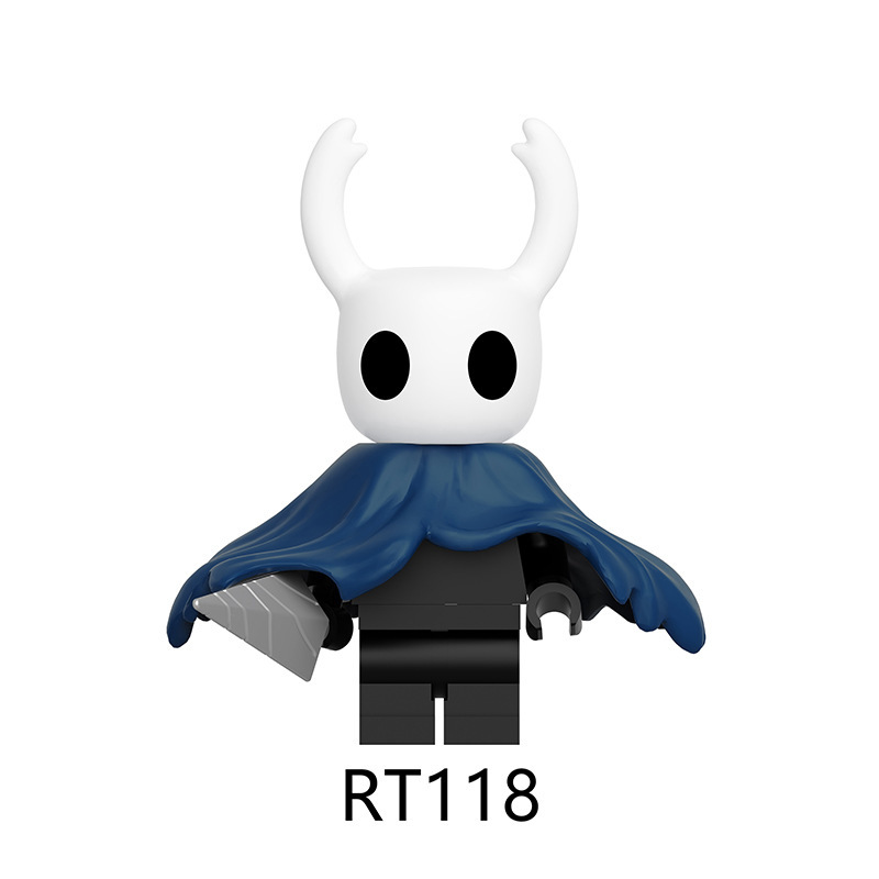 Game Hollow Knight Metroidvania Minifigs Building Blocks Metroid Castlevania Inspired Game Cartoon Toy Display Model RT8017
