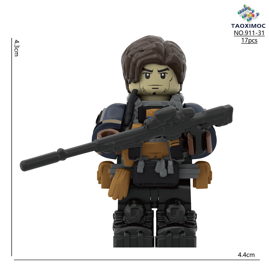 Delta Force Operations Tactical Deep Blue Operator Minifigs SWAT Special Forces Military Building Blocks Children Toy Compatible Bricks 911-29 911-30 911-31