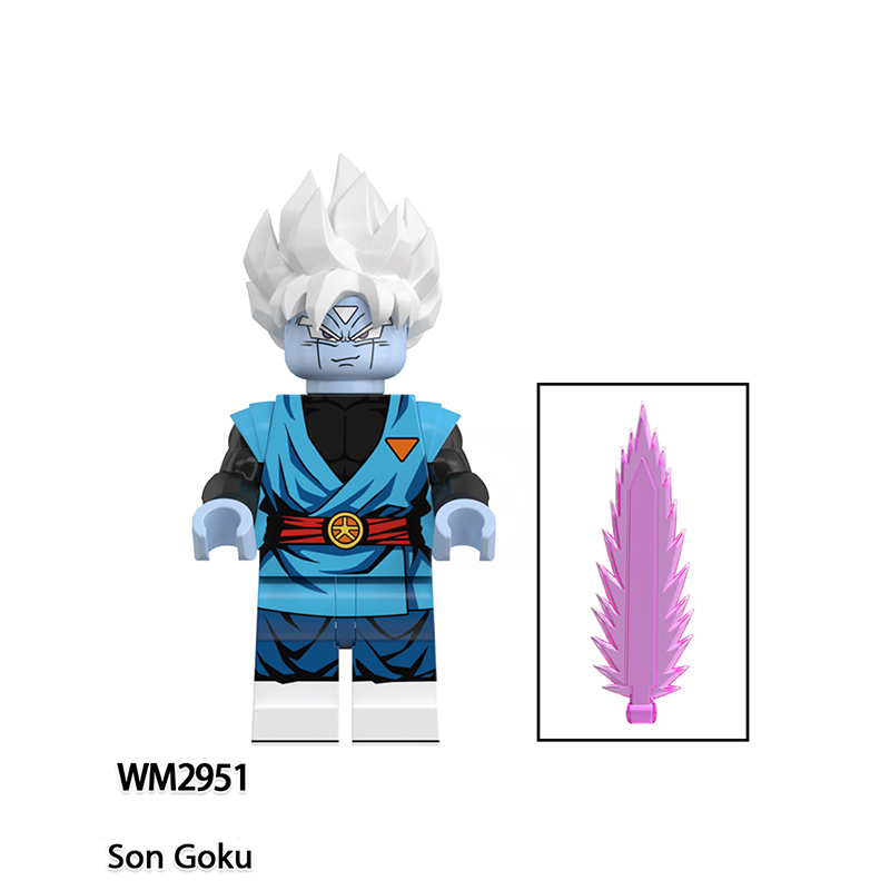 Dragon Ball Minifigs Goku Vegeta Trunks Turles Anime Brick Frieza Son Goku Building Blocks Toy Collectible Display Toy Gift WM6212