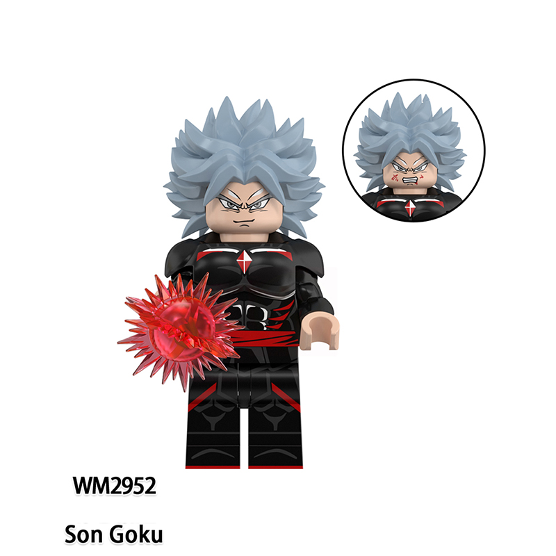 Dragon Ball Minifigs Son Goku Vegeta Trunks Turles Brick Figures