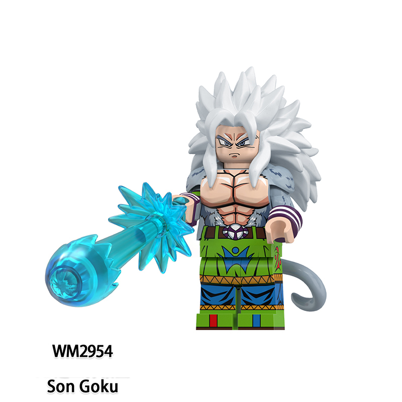 Dragon Ball Minifigs Goku Vegeta Trunks Turles Anime Brick Frieza Son Goku Building Blocks Toy Collectible Display Toy Gift WM6212