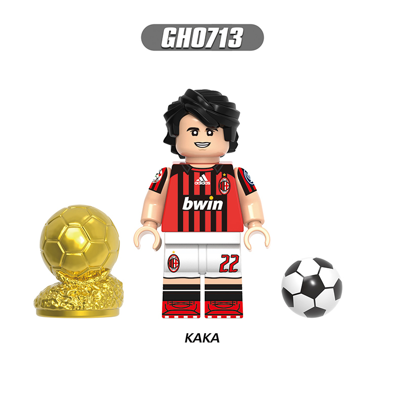 World Cup Football Player Messi Minifg Ronaldo Soccer Star Building Blocks Kaka Owen Collection Sports Team Bricks Toy Gift for Fans G019