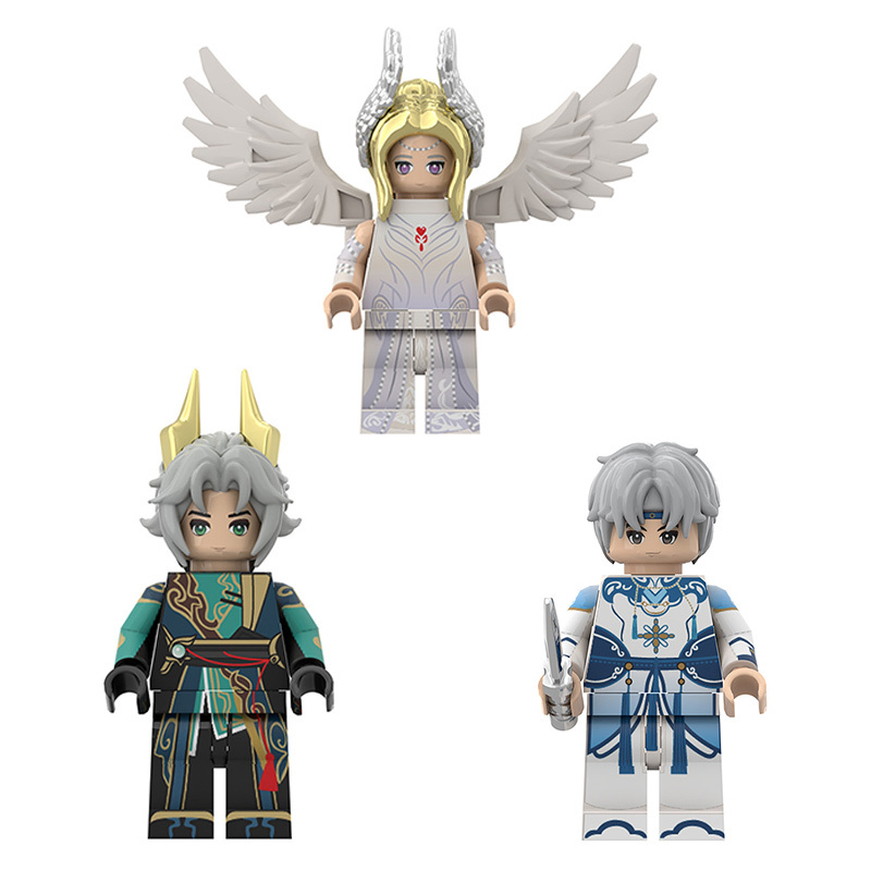 Supernatural Ops Game Building Block Minifigs Xiaoyao Zero Little Yellow Action Brick Collectible Tactical Poseable Model Toy Gift 911-33-911-35