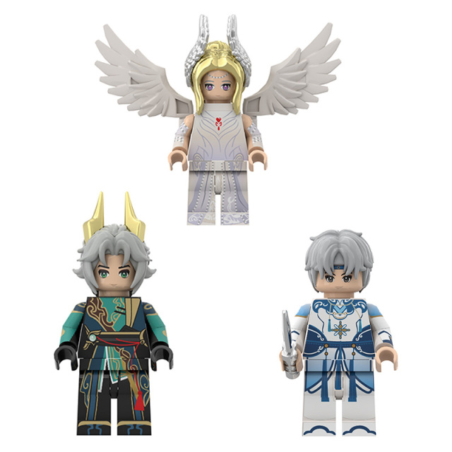 Supernatural Ops Game Building Block Minifigs Xiaoyao Zero Little Yellow Action Brick Collectible Tactical Poseable Model Toy Gift 911-33-911-35