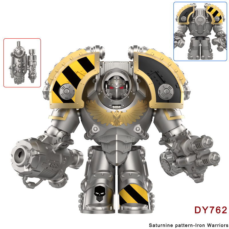 Warhammer Saturnine Terminator Ultramarines Minifigs Custom Building Blocks Action Figures Compatible Collectible Toy Display Model Gift DY760-763