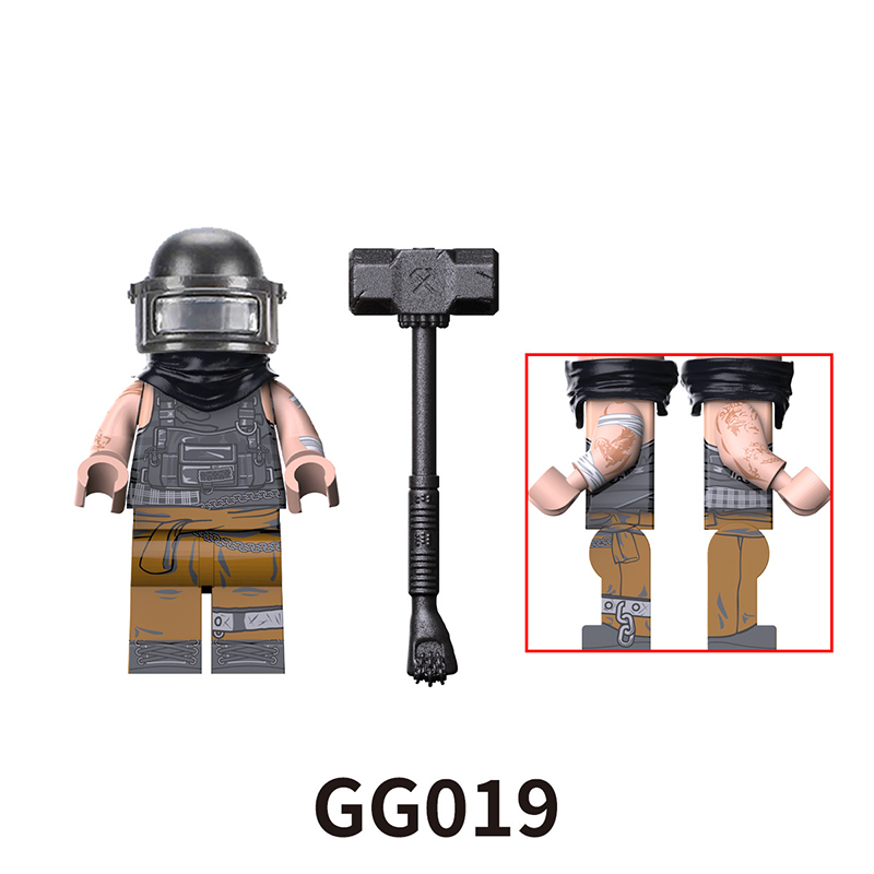 Military Special Forces Hammer Raven Building Block Figures Tactical Action Toy Set High Detail Poseable Soldier Brick Collectible Display Gift GG018 GG019