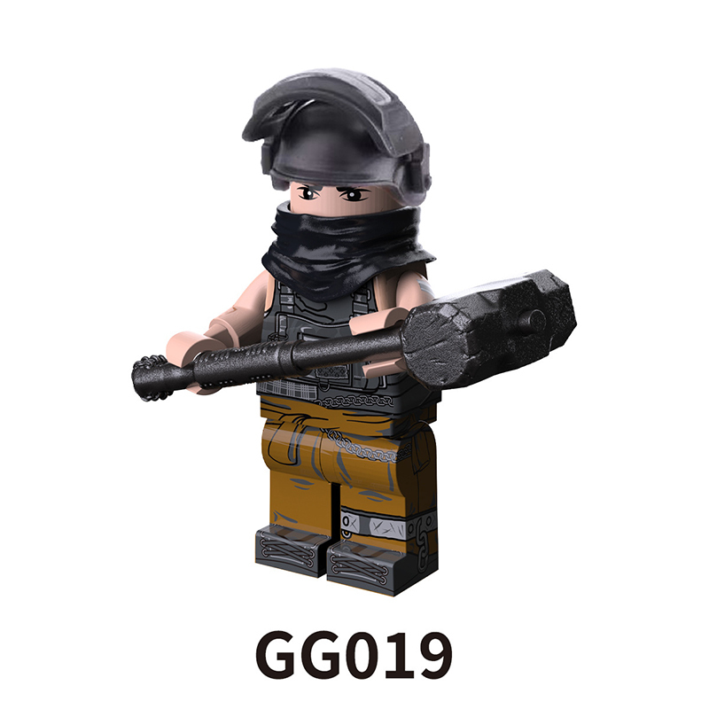 Military Special Forces Hammer Raven Building Block Figures Tactical Action Toy Set High Detail Poseable Soldier Brick Collectible Display Gift GG018 GG019