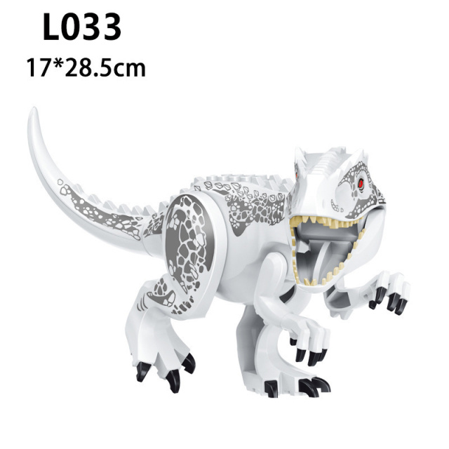 Dinosaur World Indoraptor Atrociraptor Building Block Prehistoric Dino Model Minifigs Kids Educational Assembly Gift Kids Toys L033
