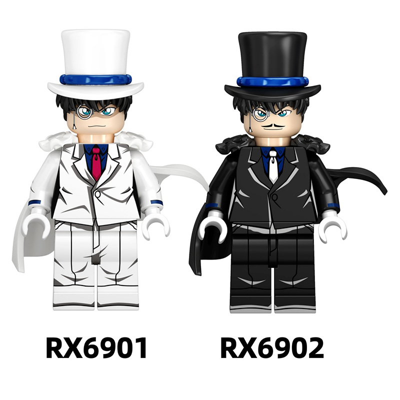 Phantom Thief Kid & Toichi Kuroba Building Block Figure Set Anime