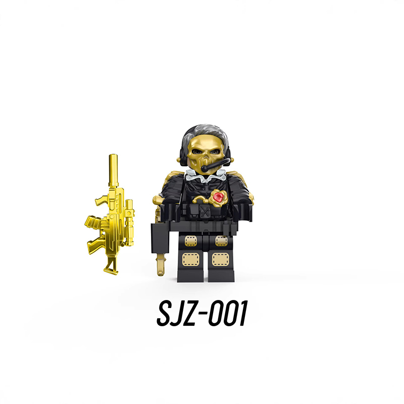 Delta Force Operation Tactical Special Forces Building Blocks Minifigs Characters Luna Xianzhe Mai Xiaowen Military Toy Gift Compatible SJZ-004–SJZ-009