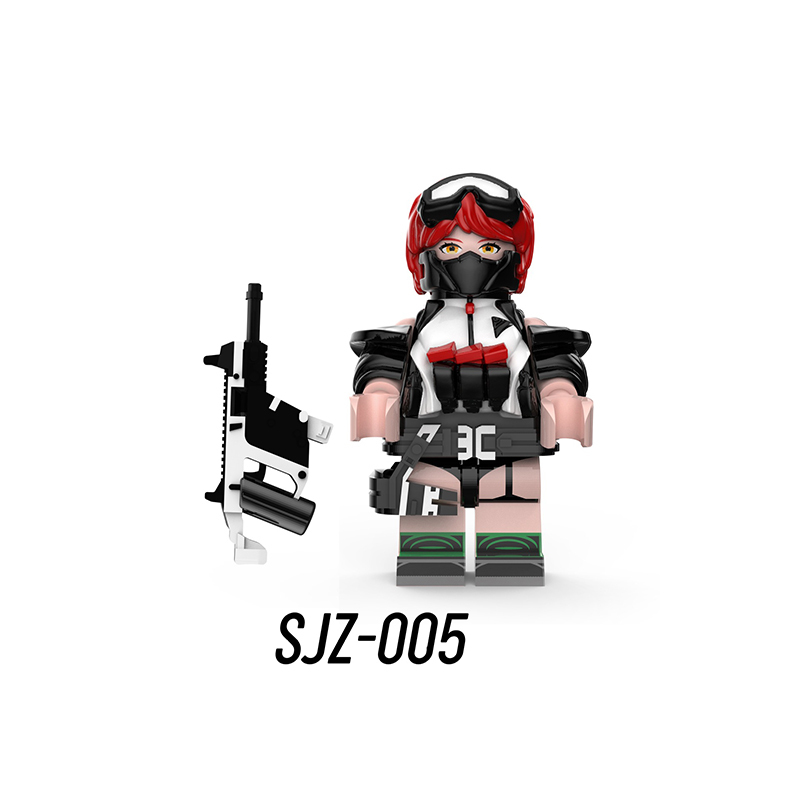 Delta Force Operation Tactical Special Forces Building Blocks Minifigs Characters Luna Xianzhe Mai Xiaowen Military Toy Gift Compatible SJZ-004–SJZ-009