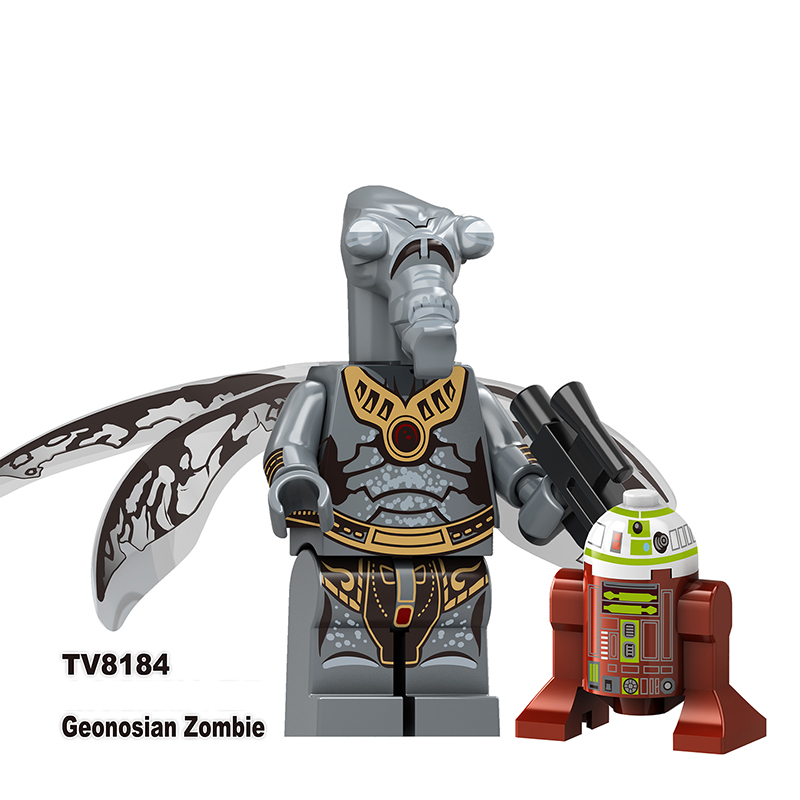 Star Wars Darth Malak Poggle Luke Skywalker Minifigs Building Blocks Army Custom Soldiers MOC Compatible Bricks Battle Kids Toys Gift TV6121
