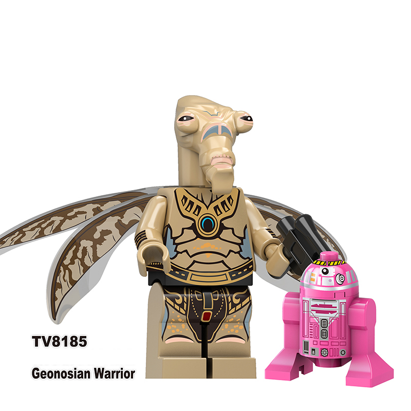 Star Wars Darth Malak Poggle Luke Skywalker Minifigs Building Blocks Army Custom Soldiers MOC Compatible Bricks Battle Kids Toys Gift TV6121