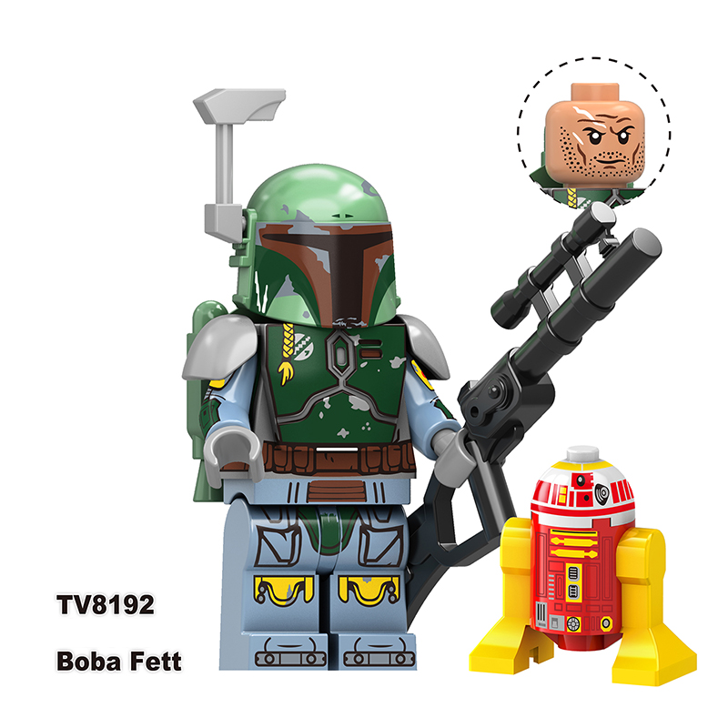 Star Wars Boba Fett Geonosian Zombie Han Solo Bricks Compatible
