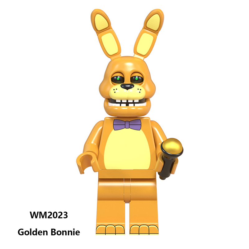 Midnight Game Horror Building Block Minifigs Dark Style Funtime Freddy Poseable Gaming Character Model Gift Toys WM6097