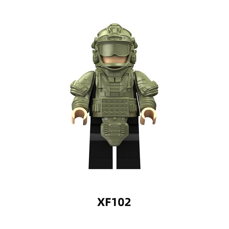 Delta Force Operation Commander Building Block Special Forces Military Minifigs Toy Set Military Collectible Gift Kids Toys XF101 XF102