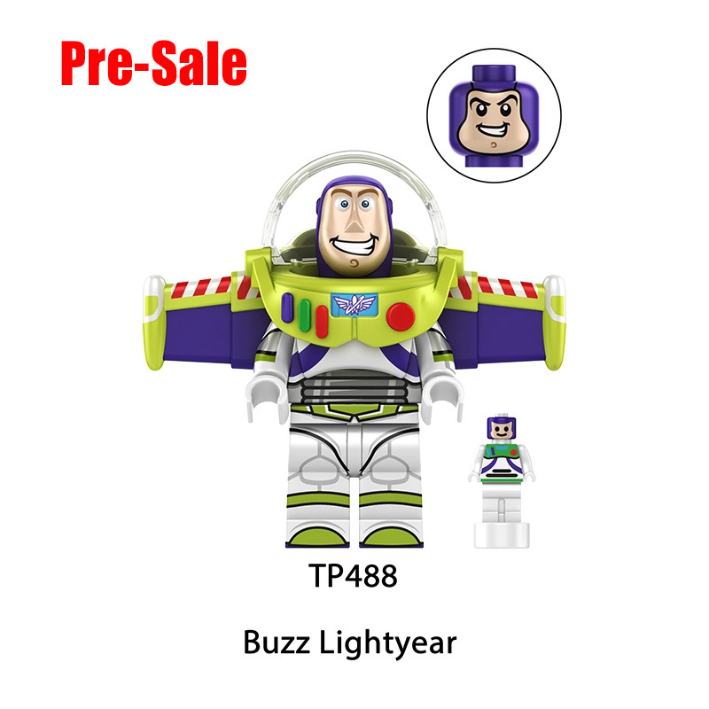 Toy Story Cartoon Minifigs Woody Buzz Lightyear Jessie Bo Peep Andy Alien Building Block Compatible Brick Toys Children Gifts TP1060