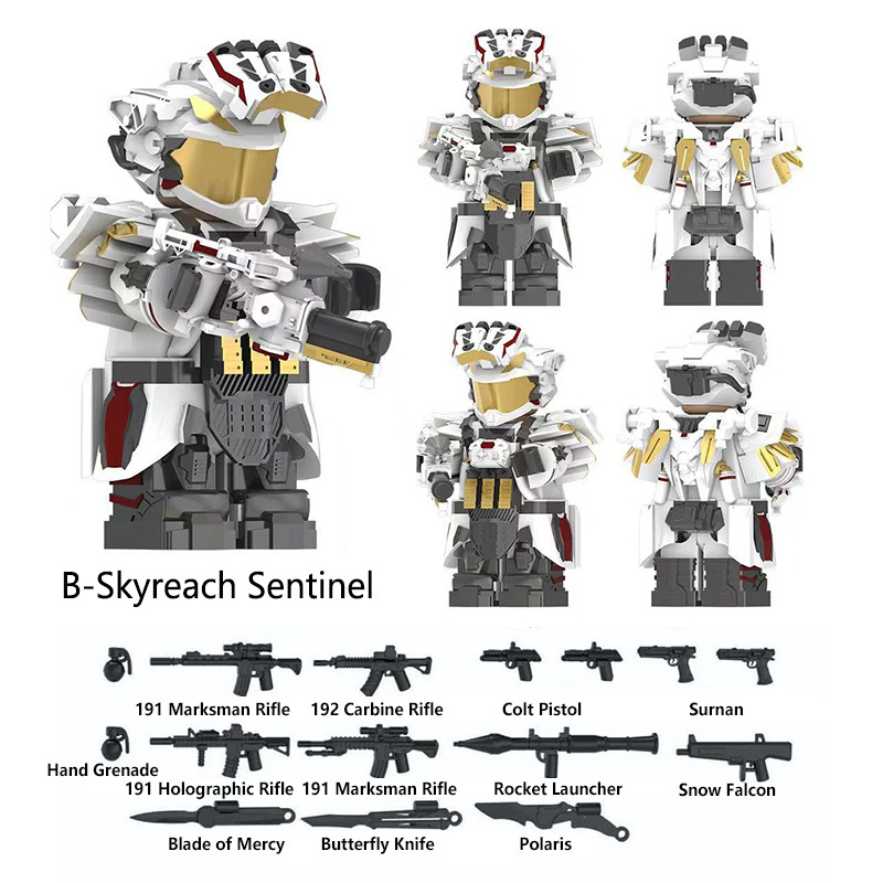 Delta Ops Special Forces Military Minifigs Building Blocks Luna Soldier Team Weapons Gear Model Toy Gift for Kids Collections YZ00140 YZ00141 YZ00148