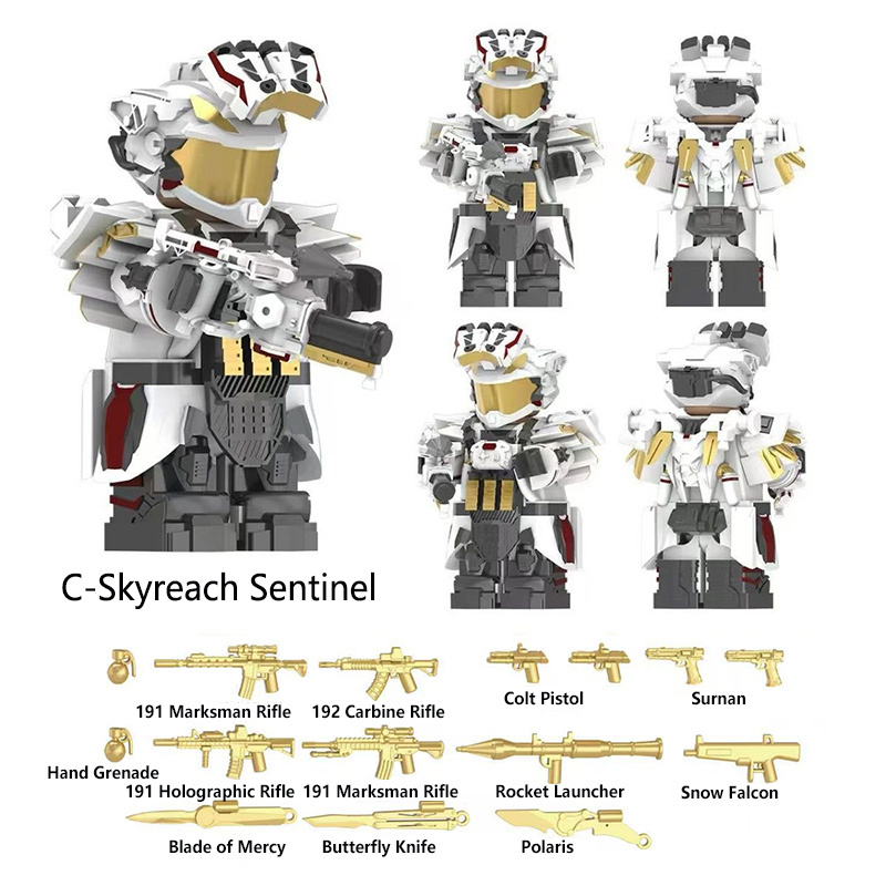 Delta Ops Special Forces Military Minifigs Building Blocks Luna Soldier Team Weapons Gear Model Toy Gift for Kids Collections YZ00140 YZ00141 YZ00148
