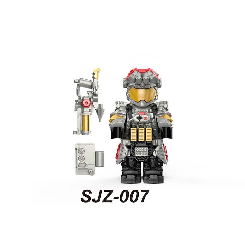 Delta Force Operation Tactical Special Forces Building Blocks Minifigs Characters Luna Xianzhe Mai Xiaowen Military Toy Gift Compatible SJZ-001–SJZ-007