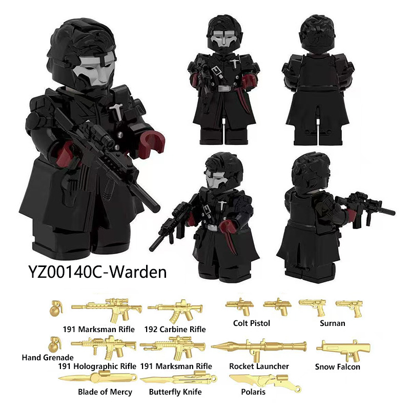 Delta Ops Special Forces Military Minifigs Building Blocks Luna Soldier Team Weapons Gear Model Toy Gift for Kids Collections YZ00140 YZ00141 YZ00148