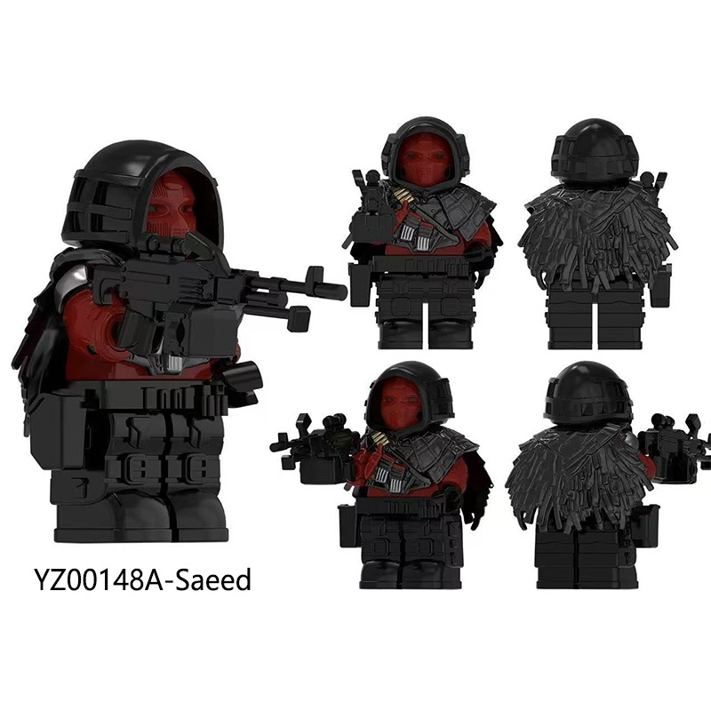 Delta Ops Special Forces Military Minifigs Building Blocks Luna Soldier Team Weapons Gear Model Toy Gift for Kids Collections YZ00140 YZ00141 YZ00148