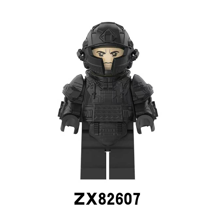 ミリタリー DELTA FORCE SupportRifleman Delta Force Heavy Armor Special Ops Minifigs Bricks Compatible
