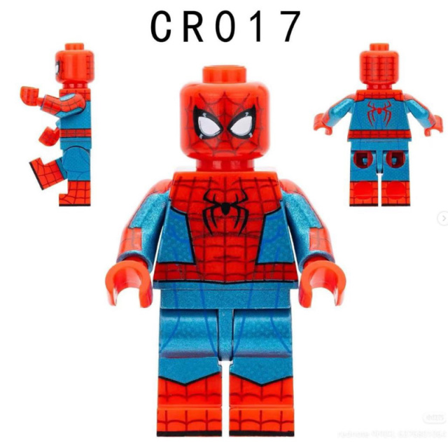 Marvel Spider Hero Building Inspired Superhero Anime Collection DC Comics Brick Character Gift Fans Kids Toys CR017