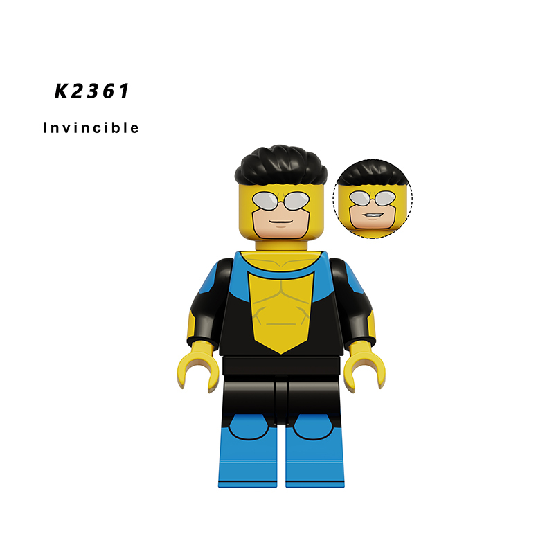 Marvel Superhero Universe Mark Grayson Minifigs Building Block Invincible Omni Hero Guardian Collectible Toy Fans Gifts KDL853