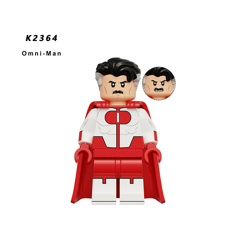 Marvel Superhero Universe Mark Grayson Minifigs Building Block Invincible Omni Hero Guardian Collectible Toy Fans Gifts KDL853