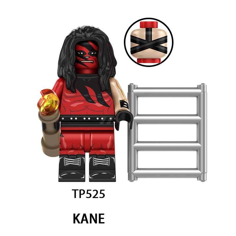WWE Wrestling Superstars Minifigs John Cena The Rock Undertaker Triple Famous People Building Blocks Fans Collection Children Toys TP1064