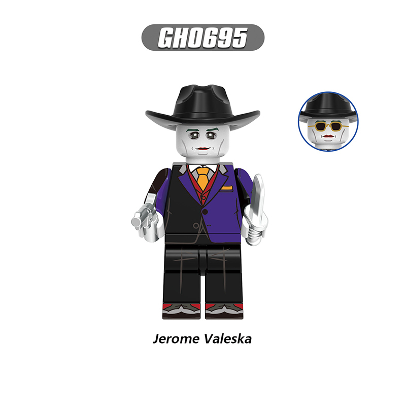 Marvel Superhero Multiverse Batman Building Block Minifigs Batgirl Damian Wayne Jerome Valeska Compatible Brick Toy Children Gifts G0189