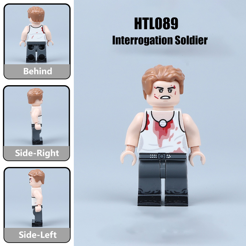 WW2 German Solider Historical Military Secret Police Officeer Inspired Building Block Gestapo Minifigs Army Collection Toy Children Gift HTL086-089