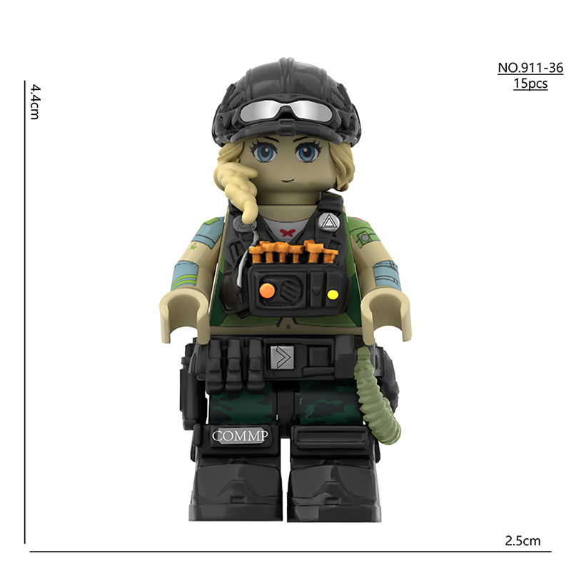 Delta Force Operations Tactical Deep Blue Operator Minifigs SWAT Special Forces Military Building Blocks Children Toy Compatible Bricks 911-29 911-30 911-31 911-36 911-32