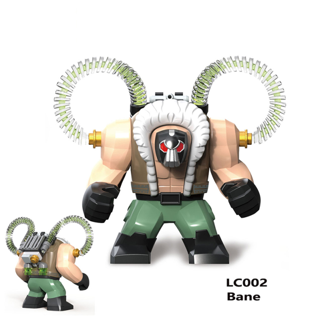 Marvel DC Comics Batman Bane Large Building Block Batman Venom Minifigs Enhanced Super Villain Compatible Collectible Display Toy Gift LC002