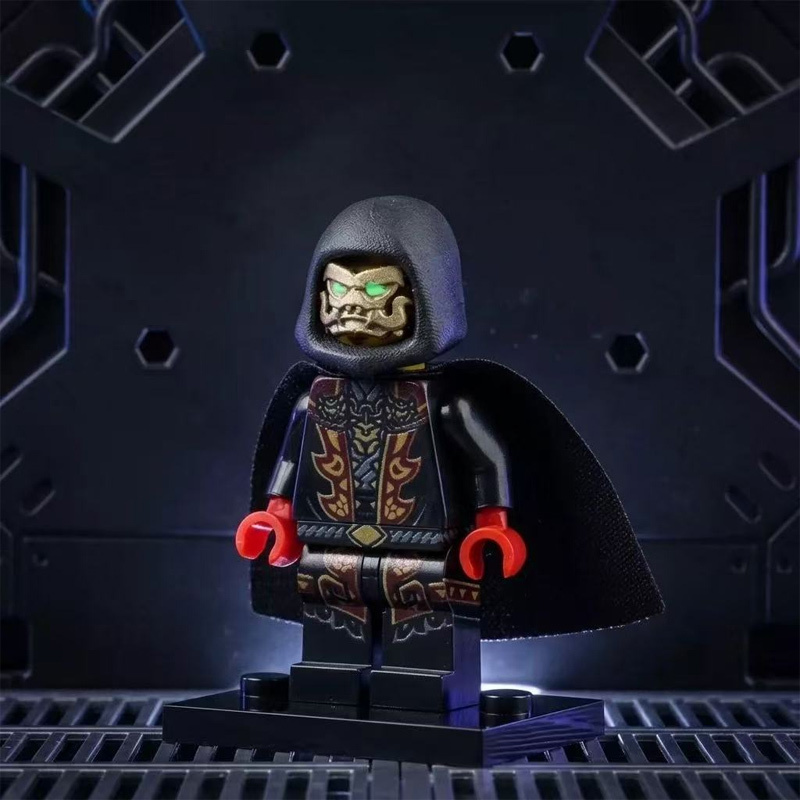 Golden Ninja Mask Warrior Building Block Hooded Shadow Assassin Minifigs Collectible Toy Medieval Fantasy Gifts AS02