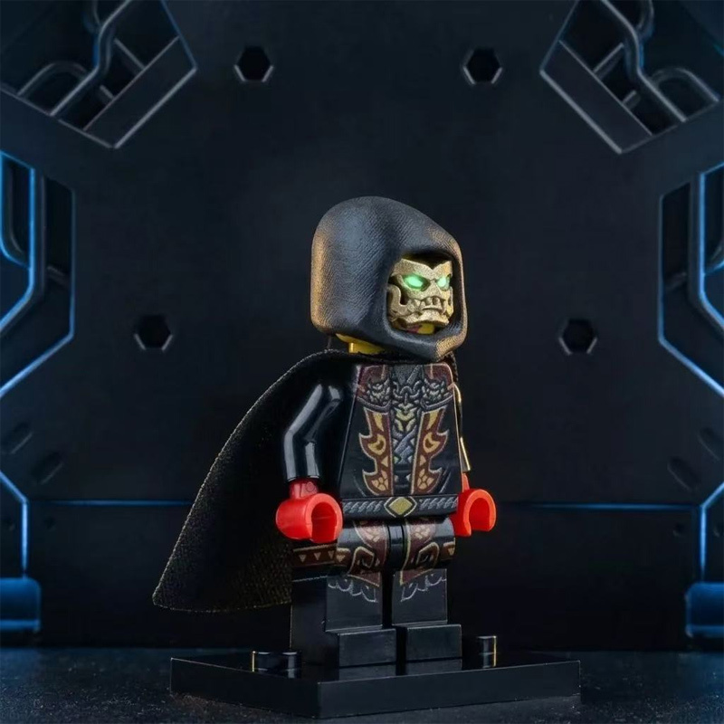 Golden Ninja Mask Warrior Building Block Hooded Shadow Assassin Minifigs Collectible Toy Medieval Fantasy Gifts AS02