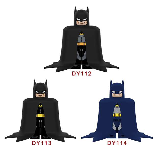 Marvel Classic Batman Inspired Minifgs Building Block Superhero Collector Toy Action Character Bricks Display Gift DY112-114