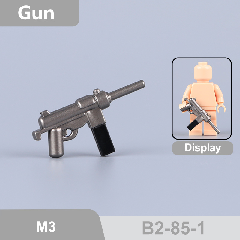 MOC Military Kar98k Mosin-Nagant  Accessories Building Blocks Gun Weapons British Cavalry Sword Lee-Enfield No.4 M4 Silenced Container Toys Boys Gift