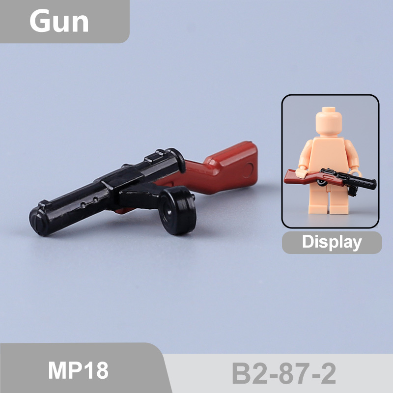 MOC Military Kar98k Mosin-Nagant  Accessories Building Blocks Gun Weapons British Cavalry Sword Lee-Enfield No.4 M4 Silenced Container Toys Boys Gift