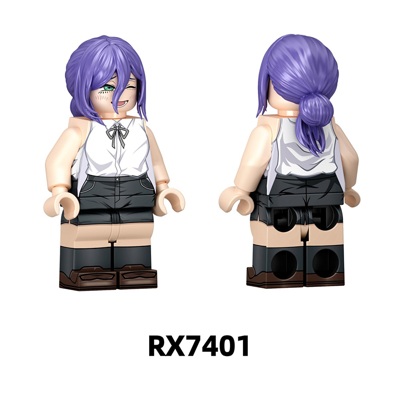 Chainsaw Man Reze Bomb Devil Anime Minifigs Bricks Toy Model Gift