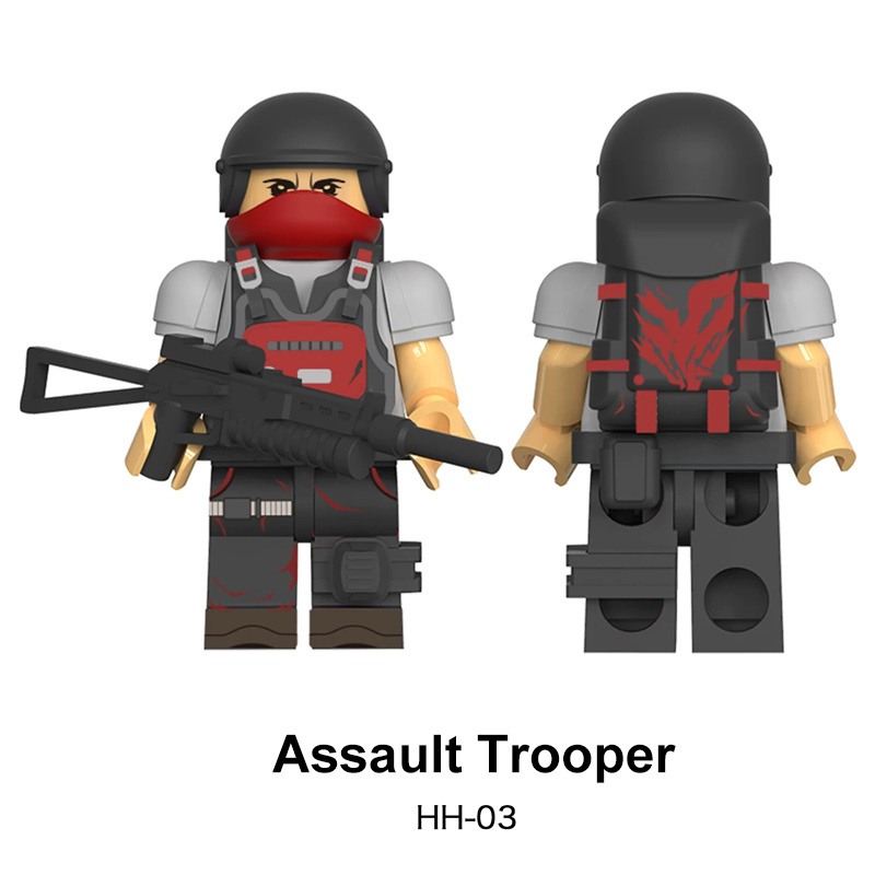 Military Game Delta Tactical Asara Infantry Assault Trooper Minifigs Building Blocks Military Soldier MOC Toy Gift HH-03 HH-04 HH-05