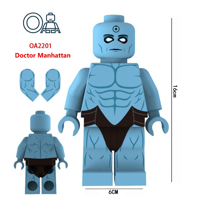 Marvel DC Univers Doctor Manhattan Minifigs Atom Smasher Sentinel Robots Ant-Man Building Bloc Superhero Model Toy Gift OA2201-2204