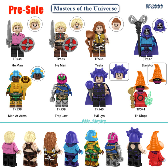 American Movie Masters of the Universe Building Block Minifigs He-Man Skeletor Inspired MOTU Collection Model Toy Gift TP1066